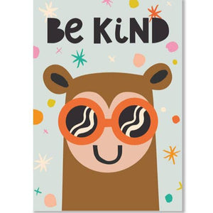 Be Kind Monkey Print