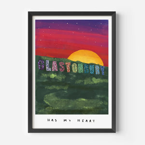 Take Me Back To Glastonbury Print