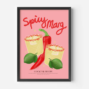 Spicy Marg Cocktail Print