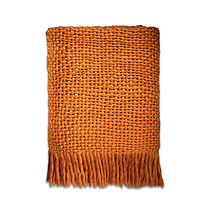 Burnt Orange Throw