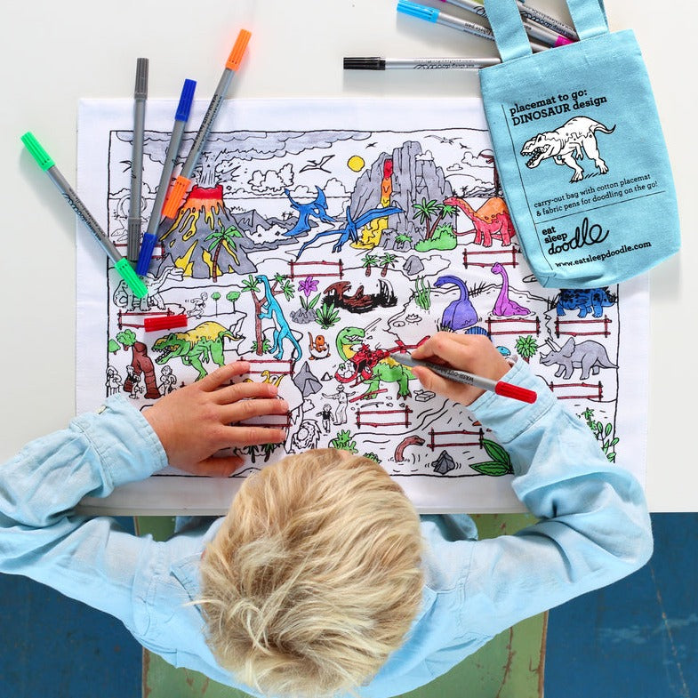 Dinosaurs Colour-In Placemat